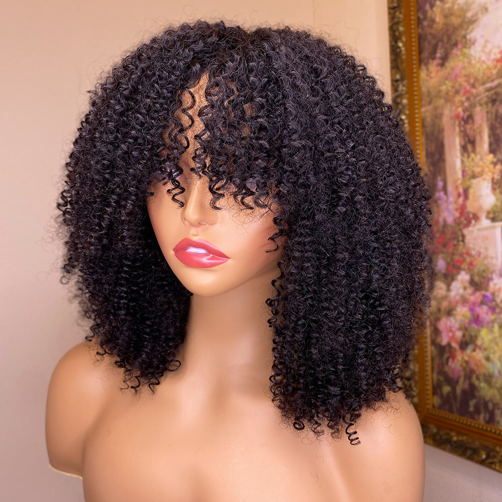 Kinky Curly Human Hair wing