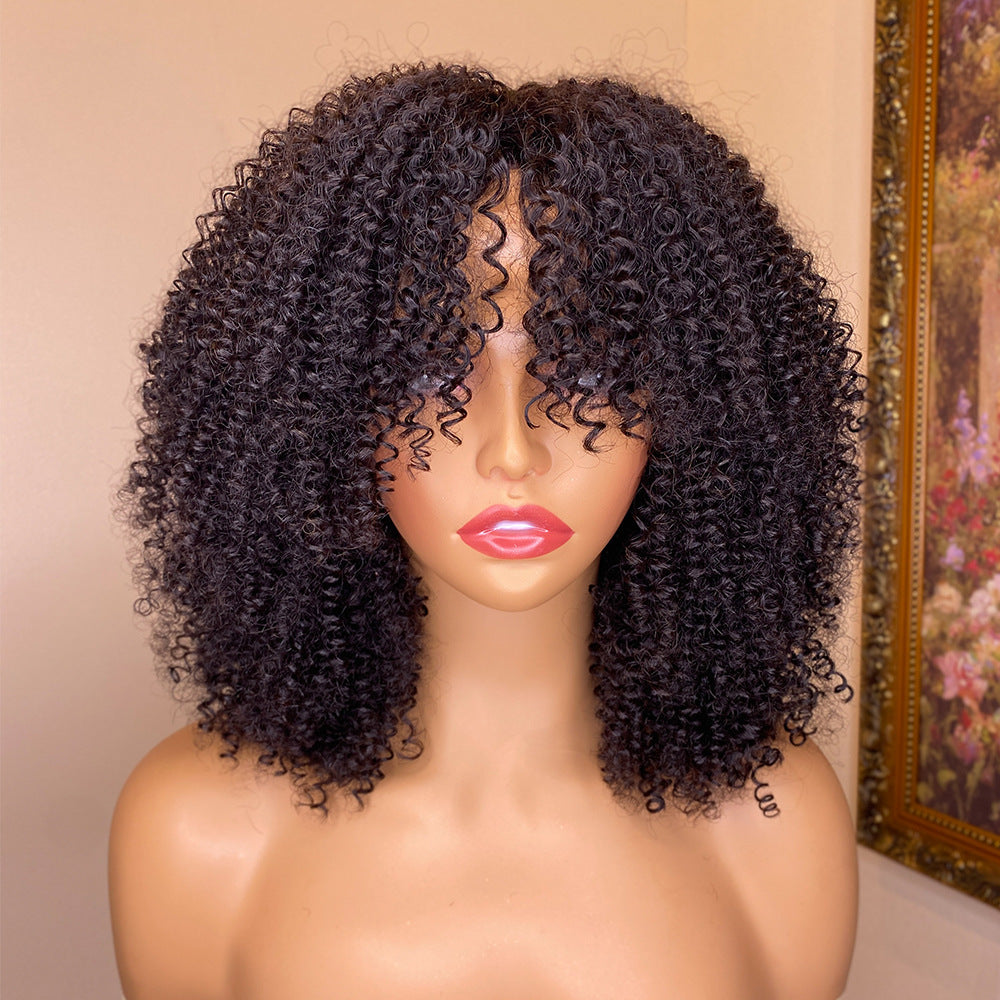 Kinky Curly Human Hair wing